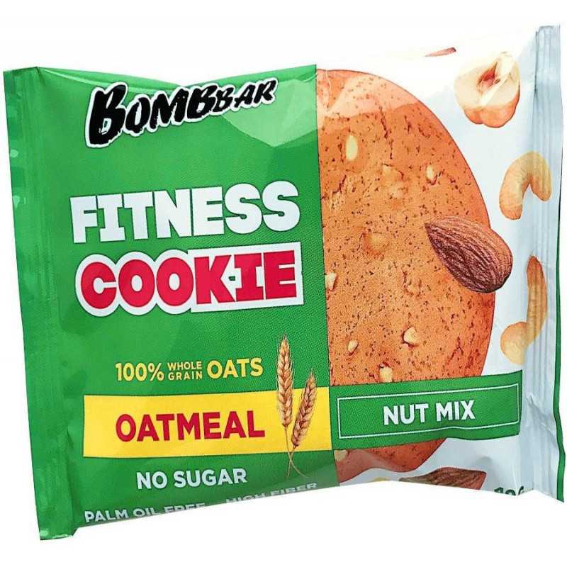 Bombbar Fitness Cookie Oatmeal - pähkinä -seos, 40 g