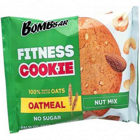 „Bombbar Fitness“ sausainių avižiniai dribsniai - riešutų mišinys, 40 g