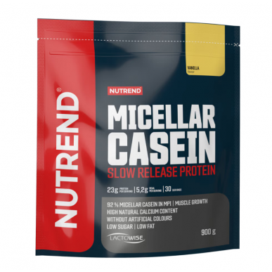 MICELLAR CASEIN, vanilje, 900 g – madala kalorsusega toode firmalt NUTREND, osta SportFit-ist