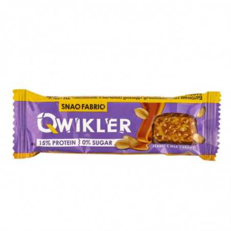 SNAQ Fabriq Qwikler Bar "Zemesriekstu un piena karamele", 40G