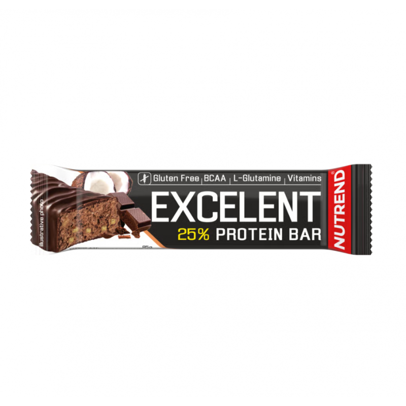 EXCELENT PROTEĪNA BATONIŅŠ, šokolāde - kokosrieksts, 85 g EXCELENT PROTEĪNA BATONIŅŠ, šokolāde - kokosrieksts, 85 g
