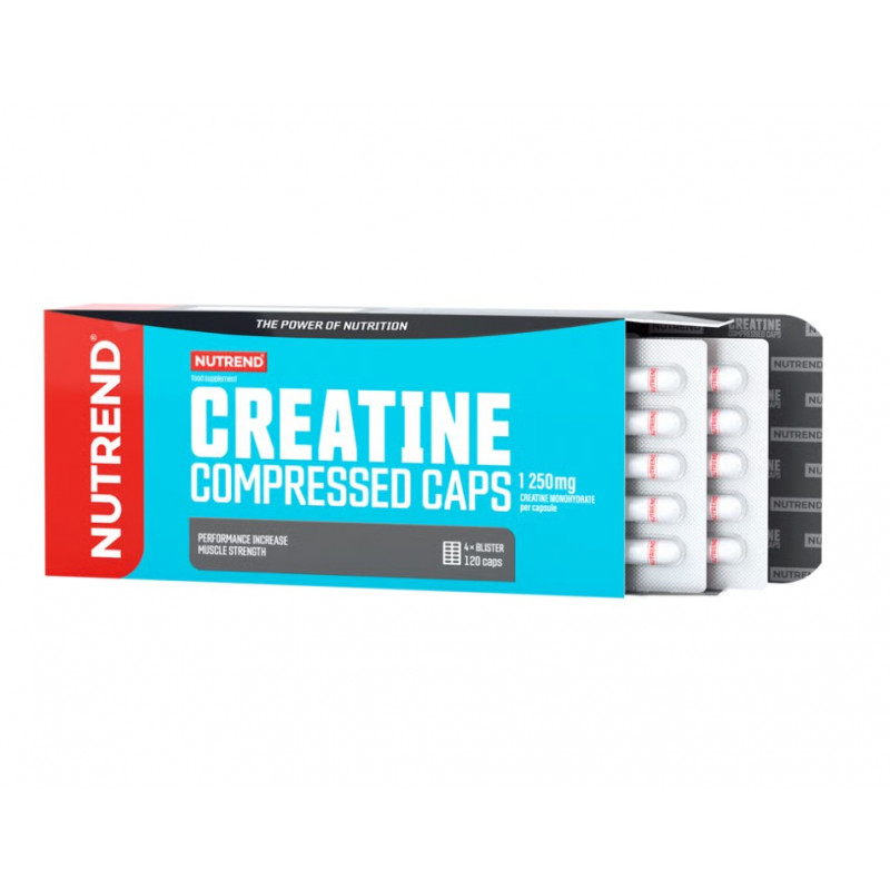 CREATINE COMPRESSED CAPS, 120 caps