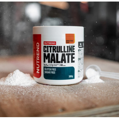 Citrulline Malate, orange+mango, 300 g – low-calorie product from NUTREND, buy in SportFit