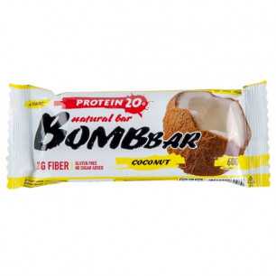 BOMBBAR Батончик протеиновый Кокос, 60 гр