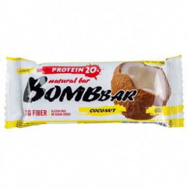 BOMBBAR Protein Bar "Coconut", 60g – low-calorie product from Bombbar, buy in SportFit