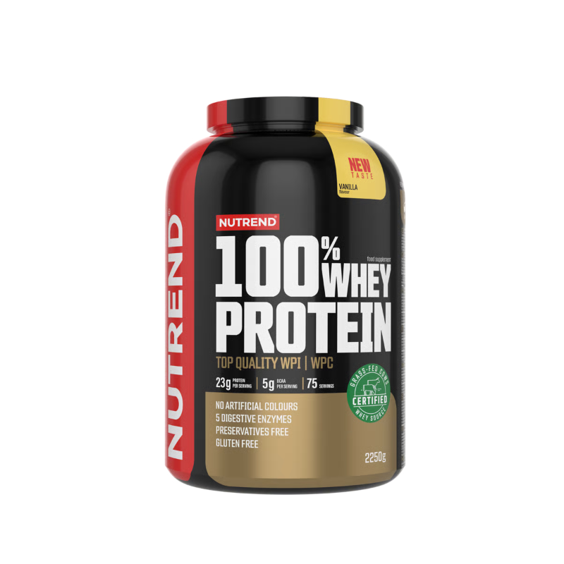 100% WHEY PROTEIN, vanilla, 2250 g
