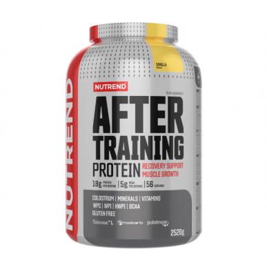 AFTER TRAINING PROTEIN, ваниль, 2520 г – madala kalorsusega toode firmalt NUTREND, osta SportFit-ist