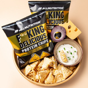 FITKING DELICIOUS PROTEIN CHIPS 60 g CHEESE & ONION