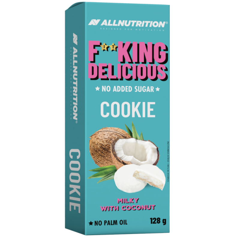 F**KING Delicious Küpsis, Piimane kookosega, 128 g F**KING Delicious Küpsis, Piimane kookosega, 128 g