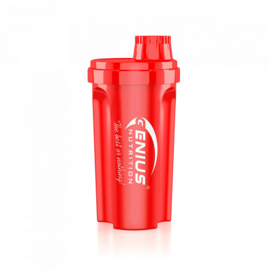Shaker 700 ml, punane – madala kalorsusega toode firmalt Genius Nutrition, osta SportFit-ist