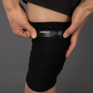 Бандаж для колена Black Line, EG – низкокалорийный продукт от CHIBA, купить в SportFit