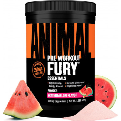 Pirms-treniņa Animal Fury, Arbūzs, 480 g – madala kalorsusega toode firmalt Universal Nutrition, osta SportFit-ist