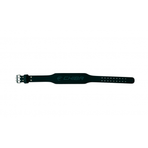 Leather Training Belt (Black/Gold) L