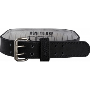 Leather Training Belt (Black/Black) L