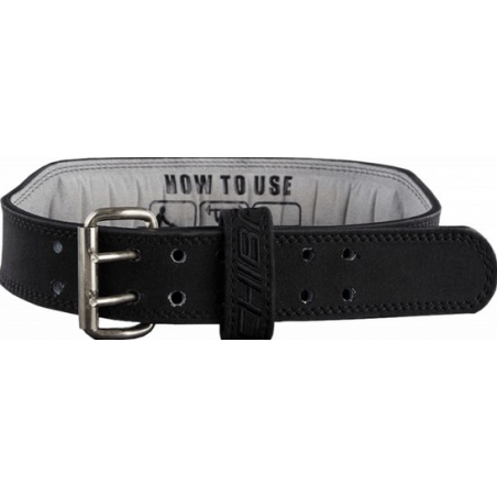 Leather Training Belt (Black/Black) L