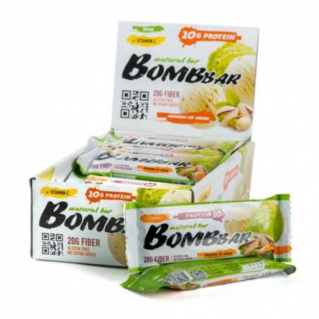 “Bombbar” pistāciju saldējums