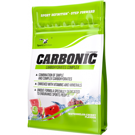 CARBONIC ogļhidrātu dzēriens, arbūzu un ķiršu garša, 1 kg