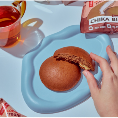„Chika Biscuit“ „Chikalab“ sausainiai - kreminis pyrago sausainis, 50 g – madala kalorsusega toode firmalt Chikalab, osta SportFit-ist