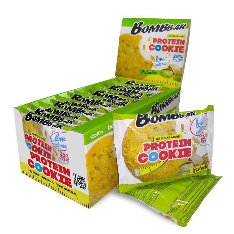 Olbaltumvielu sīkdatne "Bombbar" olbaltumvielu pušķis "Pistachio", 40 g