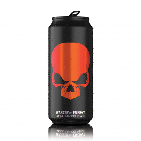 WARCRY enerģijas dzēriens - mango un persiks, 330 ml