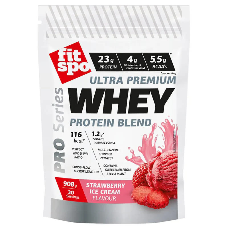 Whey PRO протеин, клубничное мороженое, 908 г Whey PRO протеин, клубничное мороженое, 908 г