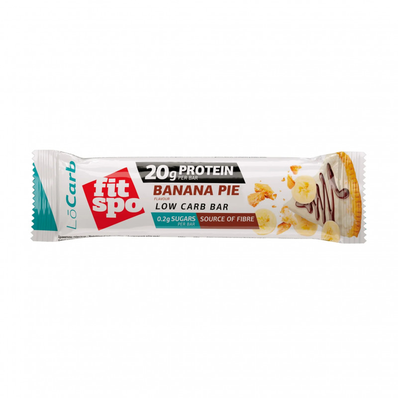 Baltyminis batonėlis LO CARB, bananų pyrago skonio, 60 g Baltyminis batonėlis LO CARB, bananų pyrago skonio, 60 g