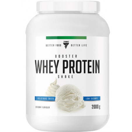 Booster Whey proteīna burka Krēms — 2000 g