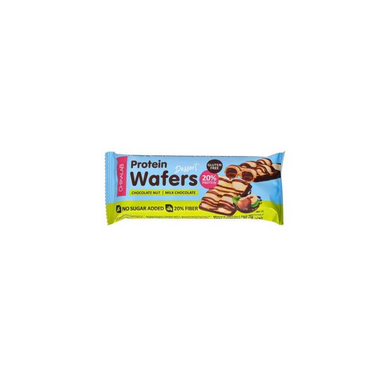 Chikalab Protein Waffle Bar “Chocolate and Walnut Dessert”, 40 g