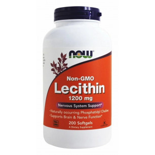 Saulespuķu lecitīns, 1200 mg — 200 kapsulas
