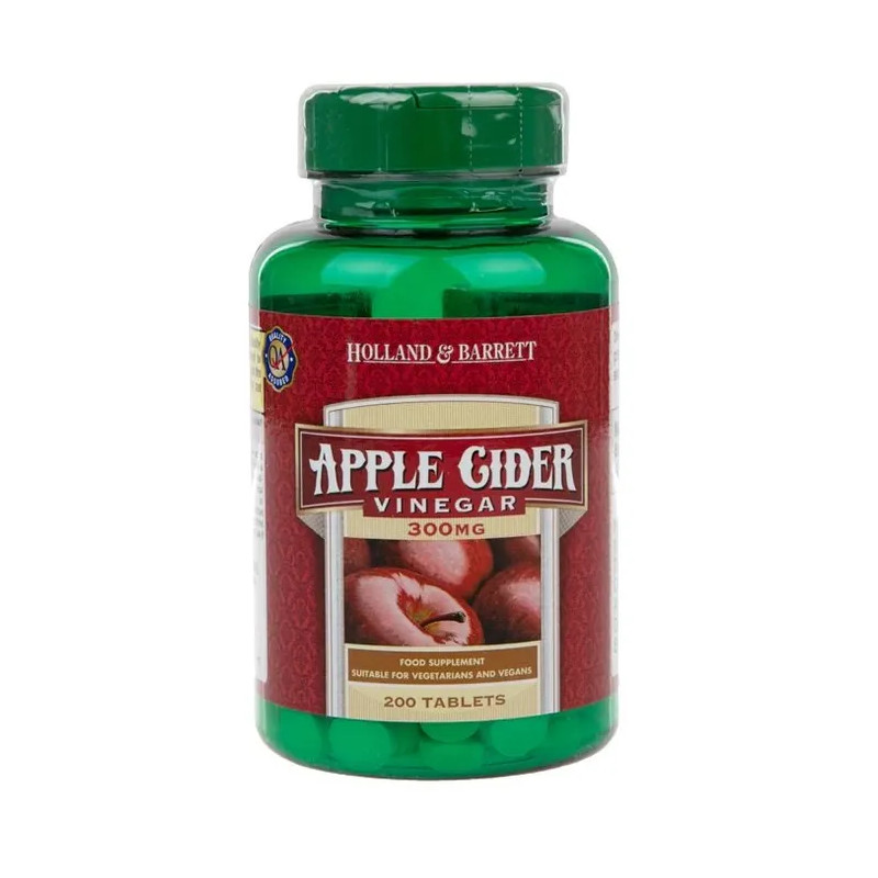 Obuolių acto tabletės, 300 mg — 200 tablečių Obuolių acto tabletės, 300 mg — 200 tablečių
