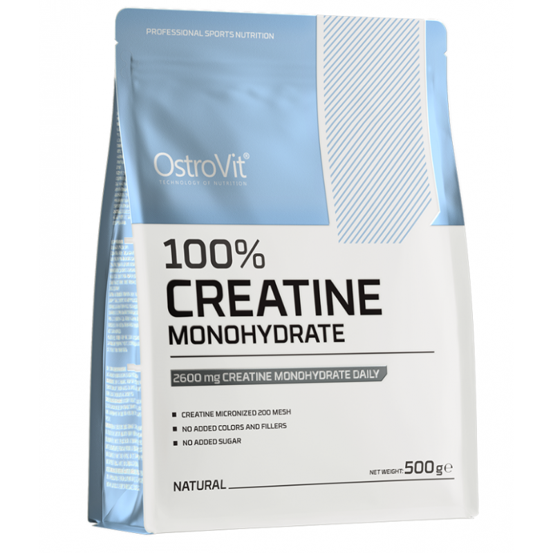 Kreatiinimonohydraatti, luonnollinen - 500 g Kreatiinimonohydraatti, luonnollinen - 500 g