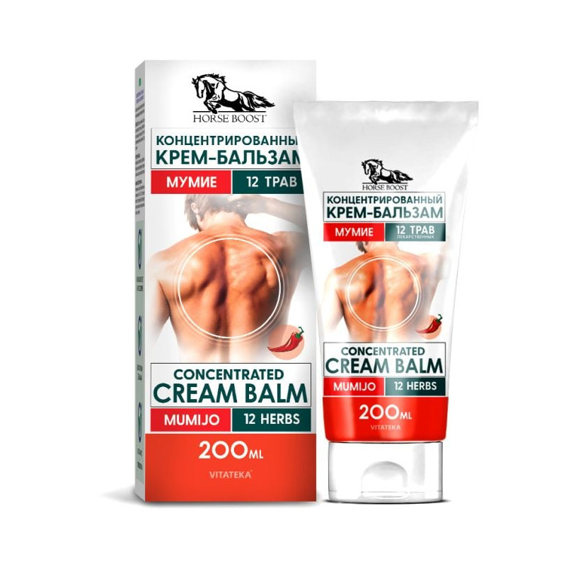 Krēms-balzams (12 ārstniecības augi + mumijo) 200 ml