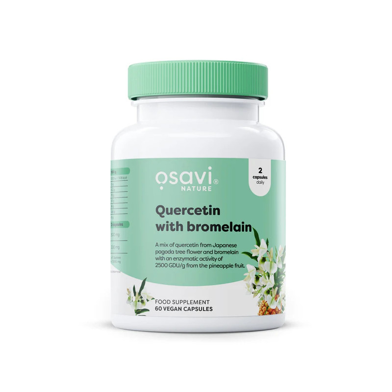 Quercetin with Bromelain - 60 vegan caps Quercetin with Bromelain - 60 vegan caps