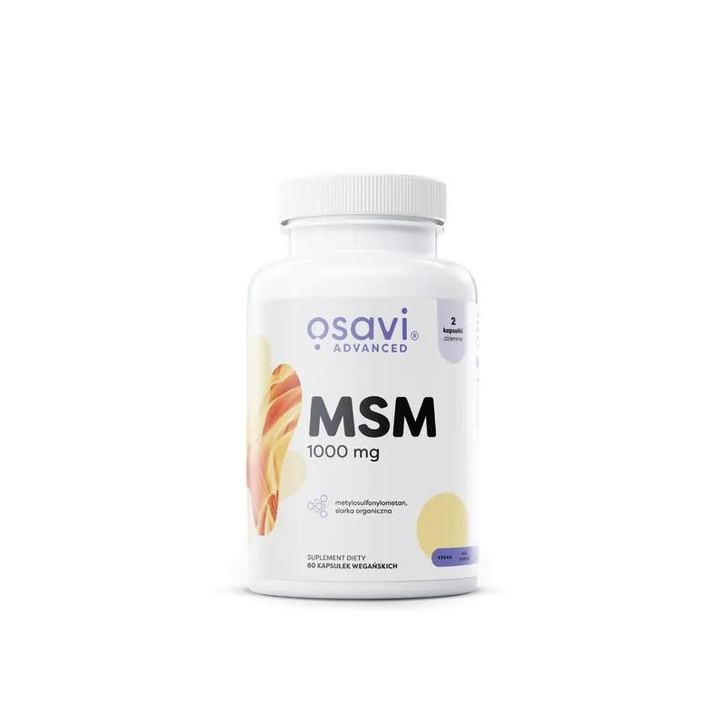 MSM, 1000 mg — 60 kapsulių MSM, 1000 mg — 60 kapsulių