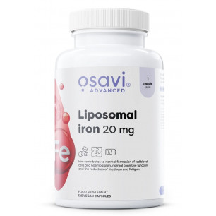 Liposomālais dzelzs, 20 mg — 120 kapsulas