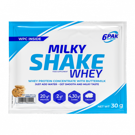 MILKY SHAKE WHEY, cepums, 30 g