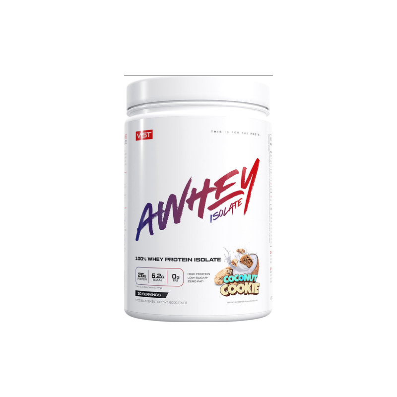 AWhey Isolate, kokoso sausainis - 900 g AWhey Isolate, kokoso sausainis - 900 g