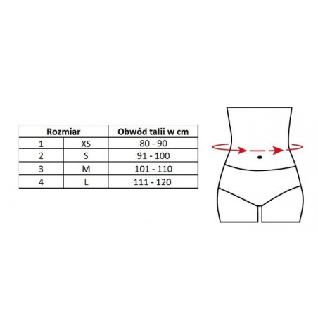 Elastic belt (with ribs) size 1