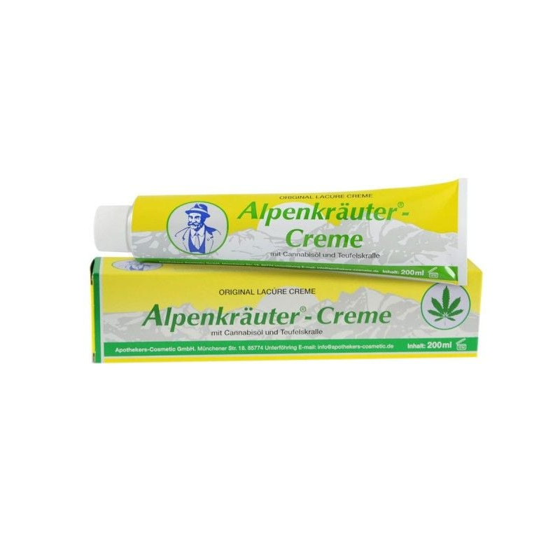 Body cream Alpine Herbs with hemp oil and devil's claw - 200 ml Body cream Alpine Herbs with hemp oil and devil's claw - 200 ml