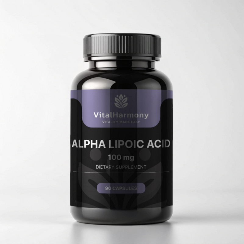 Alfa-lipoīnskābe 100 mg — 90 kapsulas