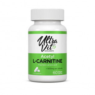 ULTRAVIT Acetyl-L-karnitīns, 60 kapsulas