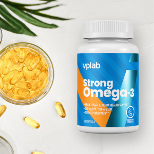 Strong Omega-3, 60 kapsulas