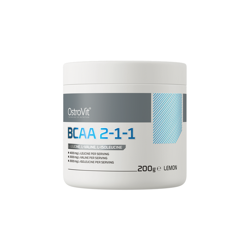 BCAA 2-1-1 200 г лимонный
