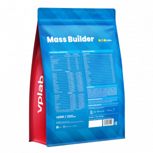 Gainers Mass Builder – banāns, 1,2 kg