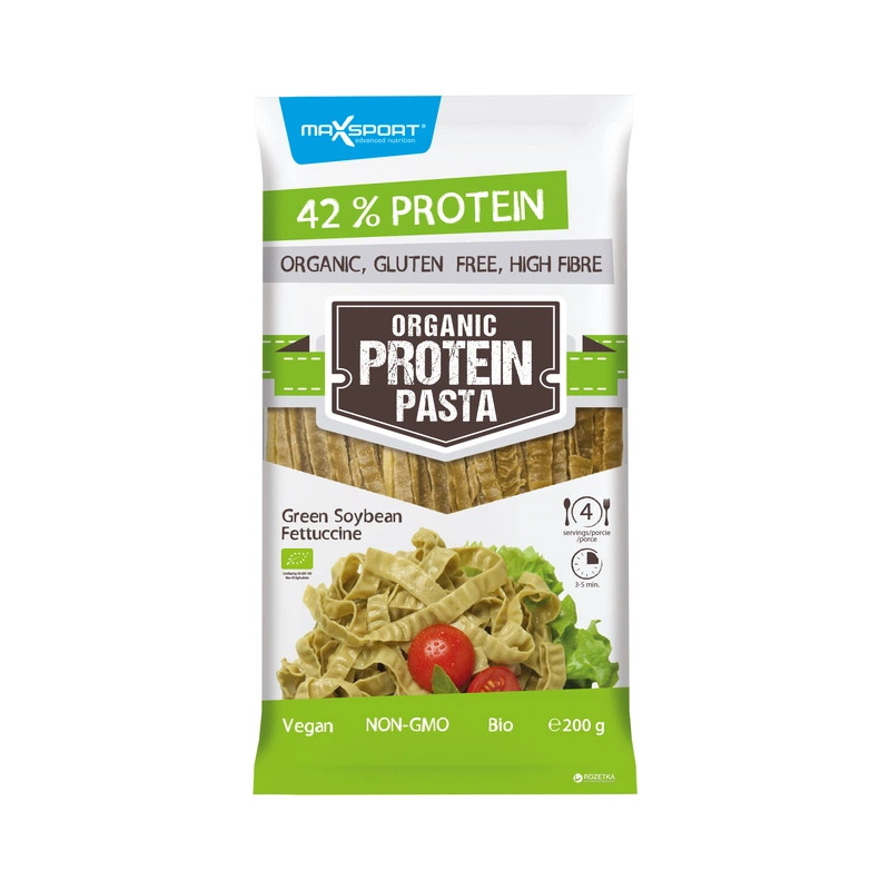 Органическая протеиновая паста из зелёной сои Fettuccine, 200 г