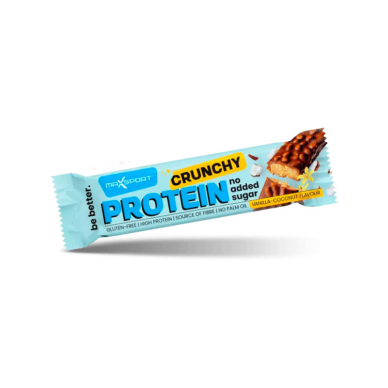 CRUNCHY протеиновый батончик, ваниль и кокос, 40 г
