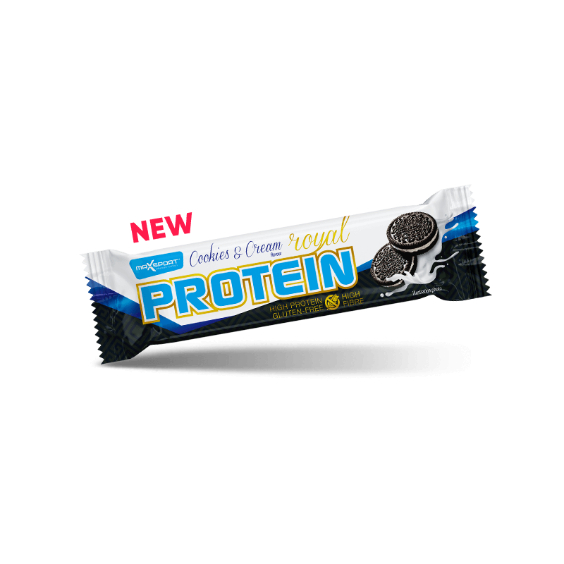 ROYAL proteīna batoniņš Cookies&cream, 60 g
