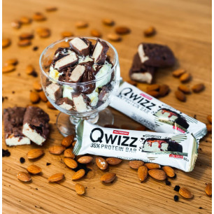 QWIZZ proteiinipatukka, keksit ja kerma, 60 g