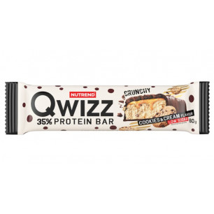 QWIZZ proteiinipatukka, keksit ja kerma, 60 g