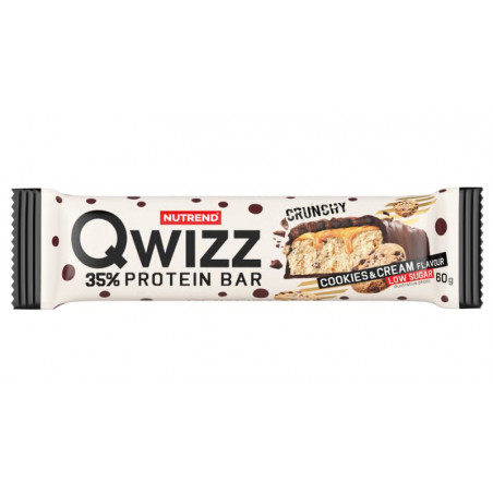 QWIZZ proteīna batoniņš, cepumi un krēms, 60 g